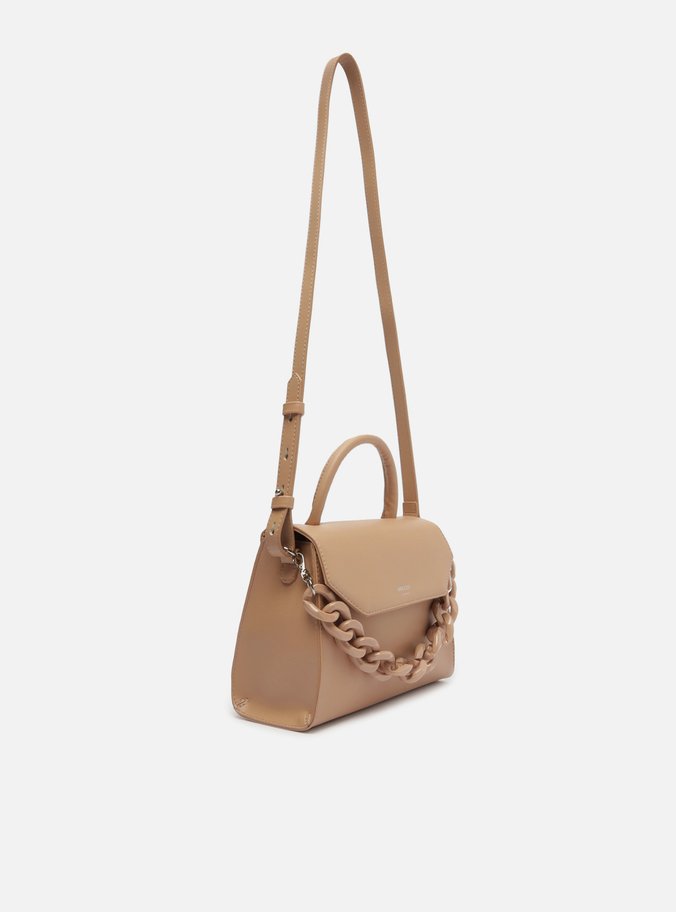 Bolsa Satchel Nude Iara Média Giorno