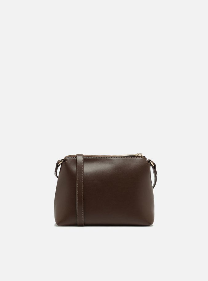 Bolsa Tiracolo Marrom Pequena