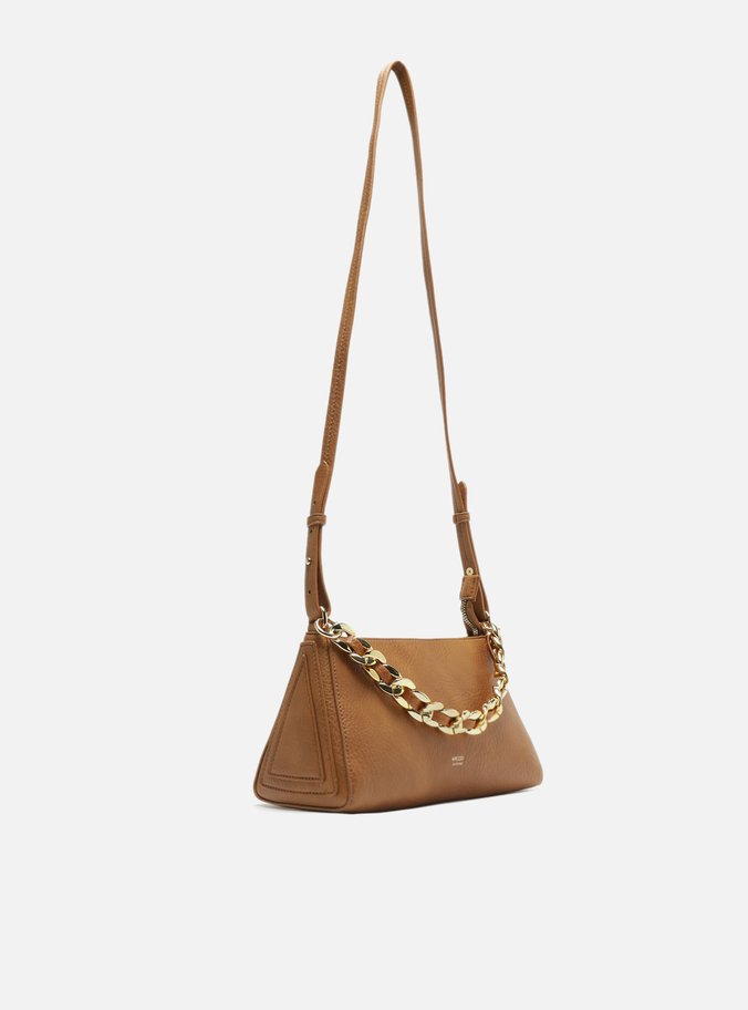 Bolsa Tiracolo Marrom Maxxi Média