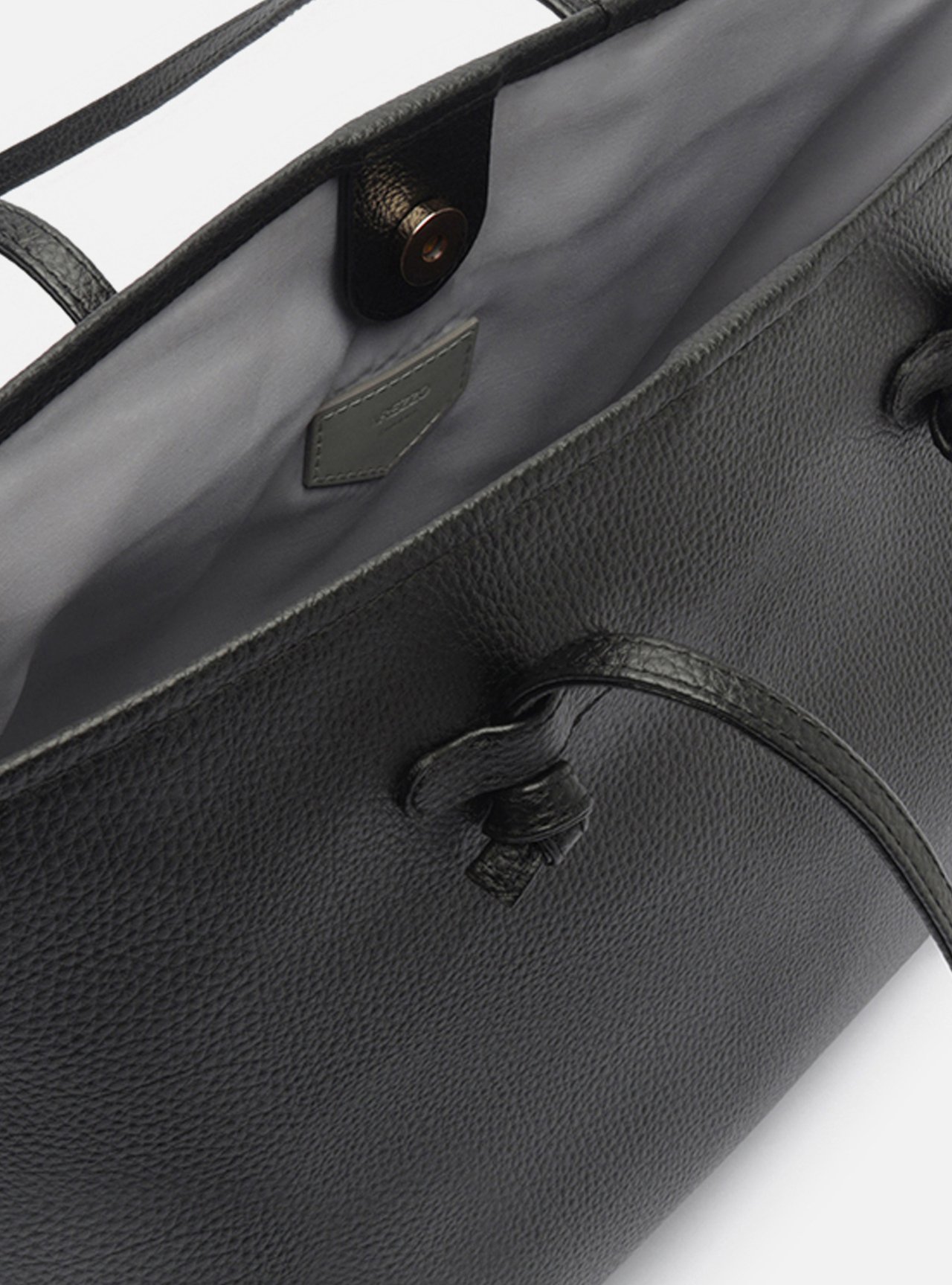 Bolsa Shopping Preta Grande Pouch — foto 4