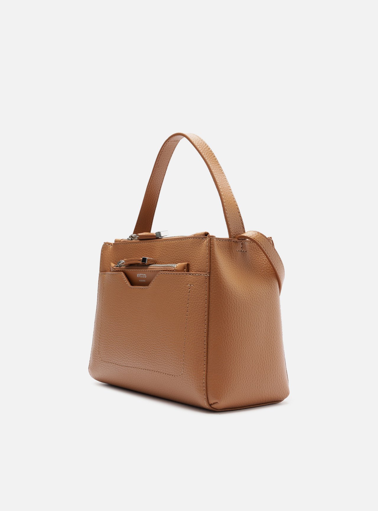Bolsa Tote Marrom Clara Emilly Média — foto 2