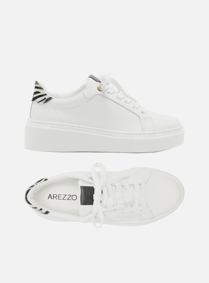 Tênis ZZ Astral Flatform Branco Animal Print