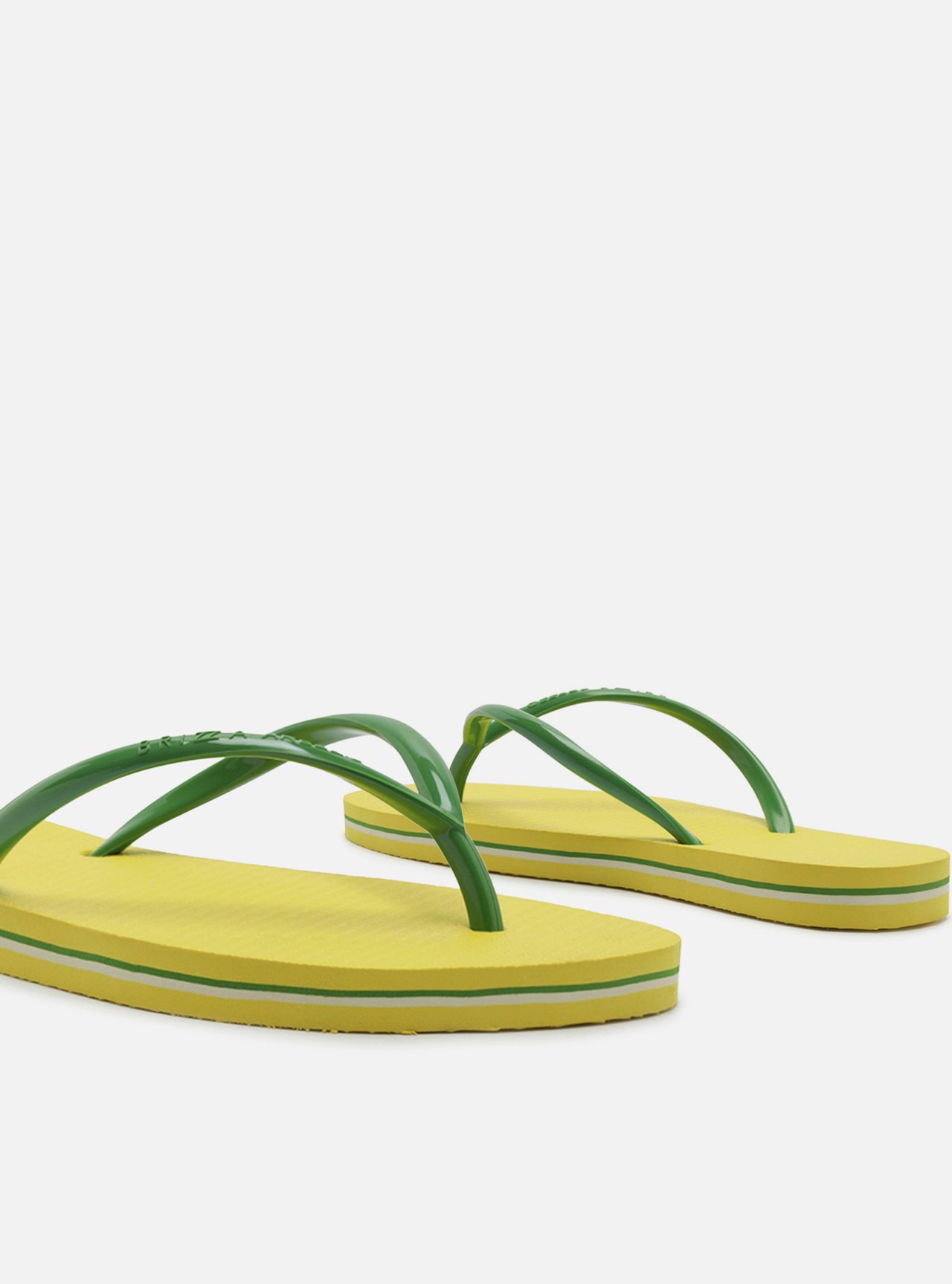 Chinelo de Dedo Verde Plataforma Tiras Brizza — foto 4