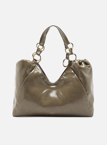 Bolsa Shopping Verde Grande Argolas