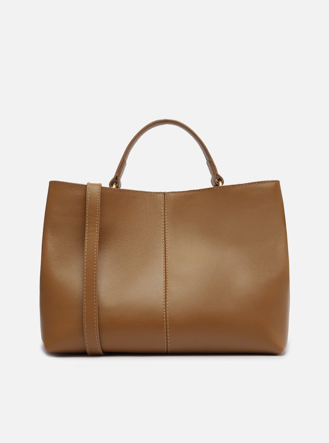 Bolsa Tote Caramelo Couro Helena Grande