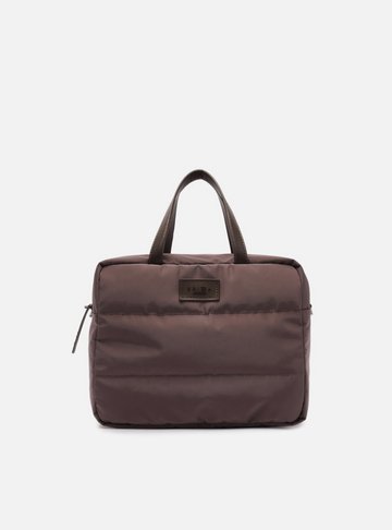 Arezzo — Bolsa Tiracolo Marrom Média Matelassê Brizza