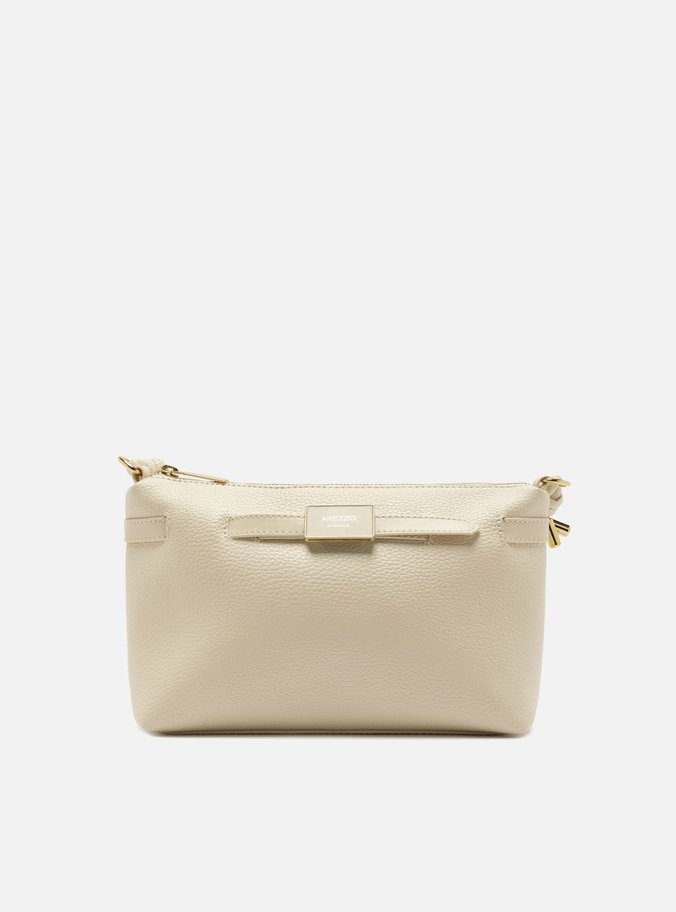 Bolsa Tiracolo Off White Média Tag Metal