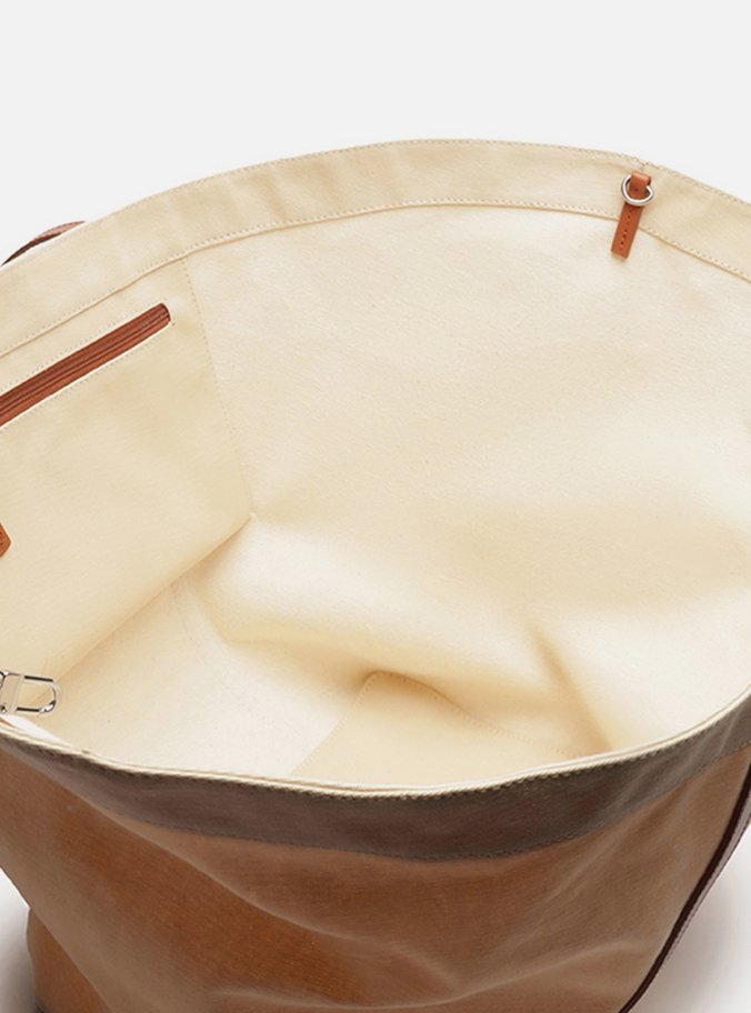 Bolsa Shopping Grande Bege Brizza