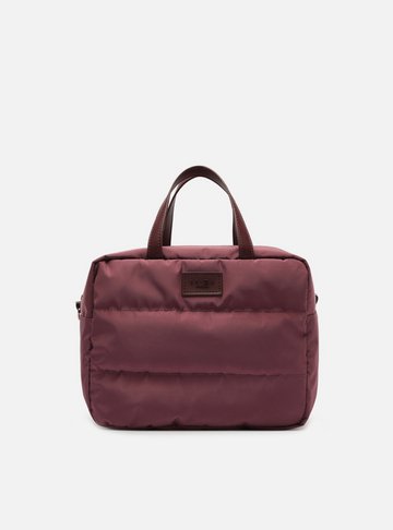 Arezzo — Bolsa Térmica Tiracolo Bordô Nylon Gigi Média