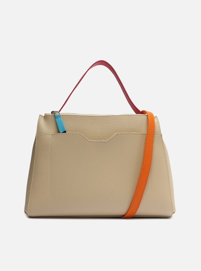 Bolsa Tote Off-White e Colorida Emilly Grande Pink Absolut
