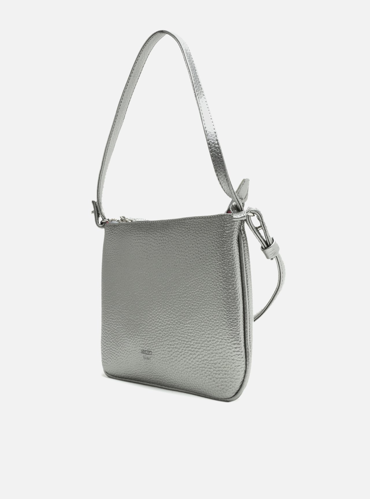Bolsa Tiracolo Prata Velho Luisa Pequena — foto 2