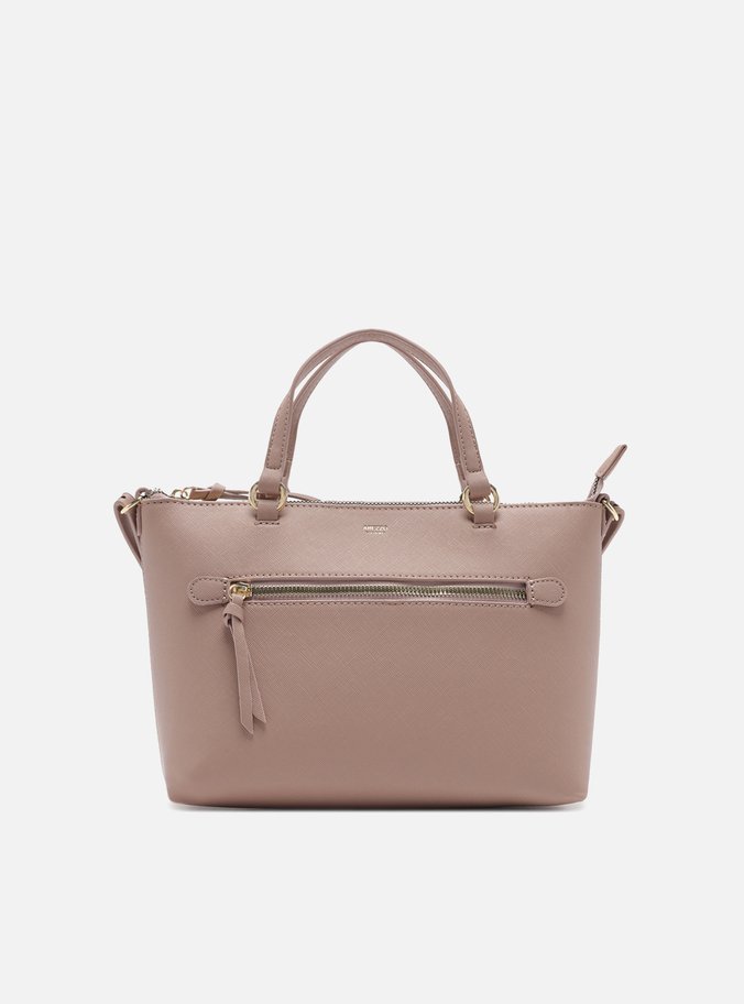Bolsa Tote Rosa Média Bolso