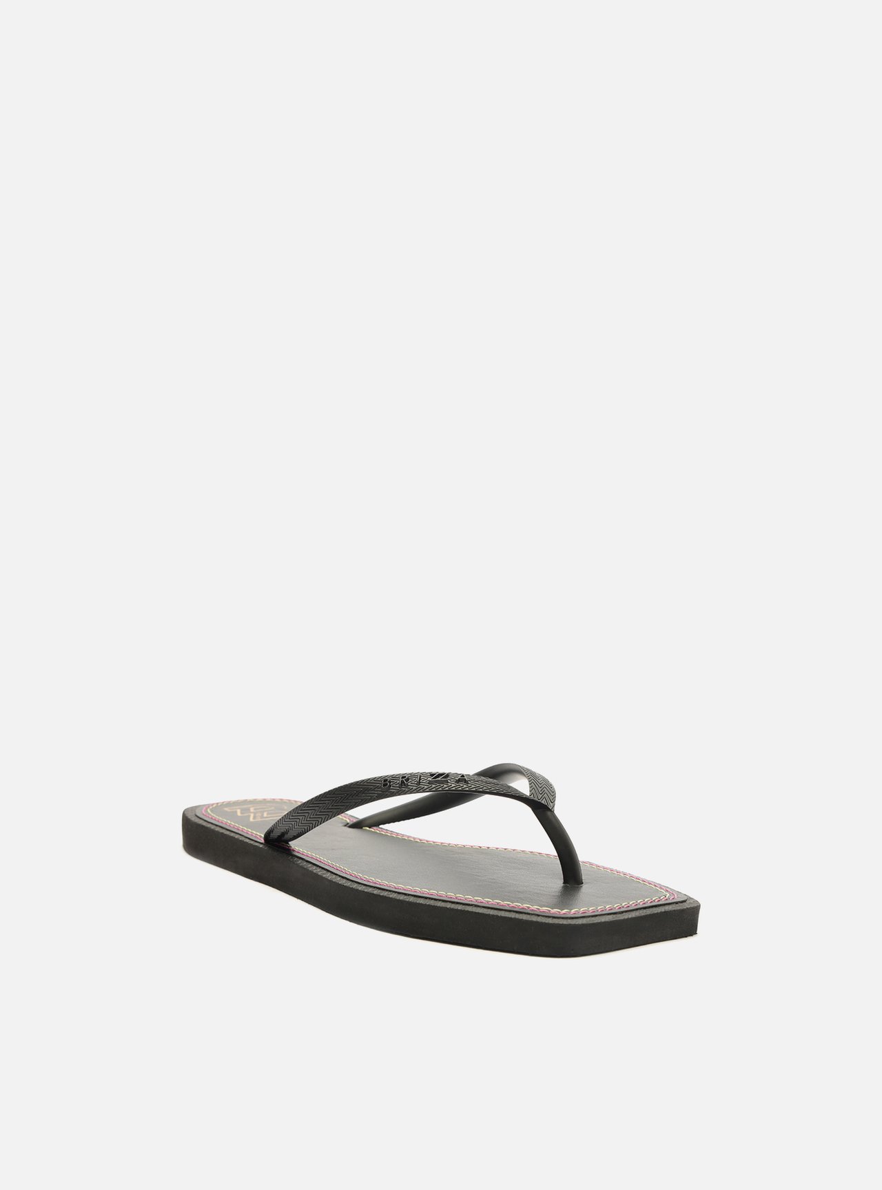 Chinelo de Dedo Preto Square Recouro Eletrizzante — foto 2