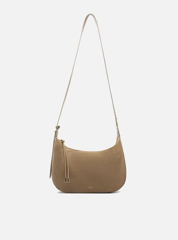 Bolsa Hobo Cinza Média