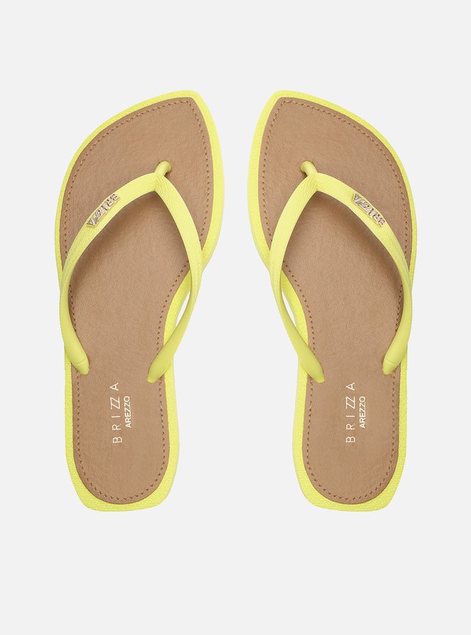 Chinelo de Dedo Amarelo Recouro Flash Brizza