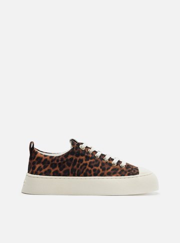 Tênis Animal Print Amarração Casual