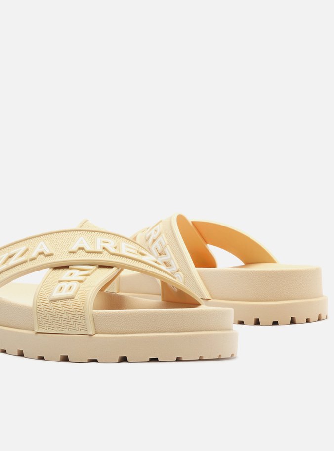 Sandália Papete Off-White Tiras Greta Eletrizzante
