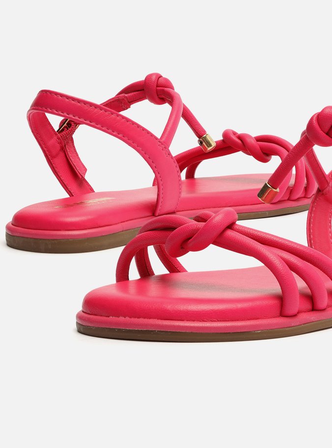 Sandália Infantil Rosa Pink Tiras