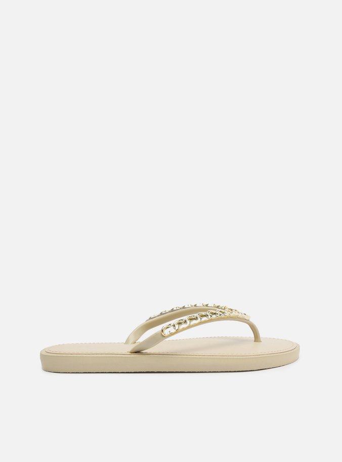Chinelo de Dedo Cinza Corrente Essential