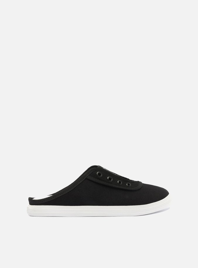 Tênis Mule Preto Lona ZZ Mov