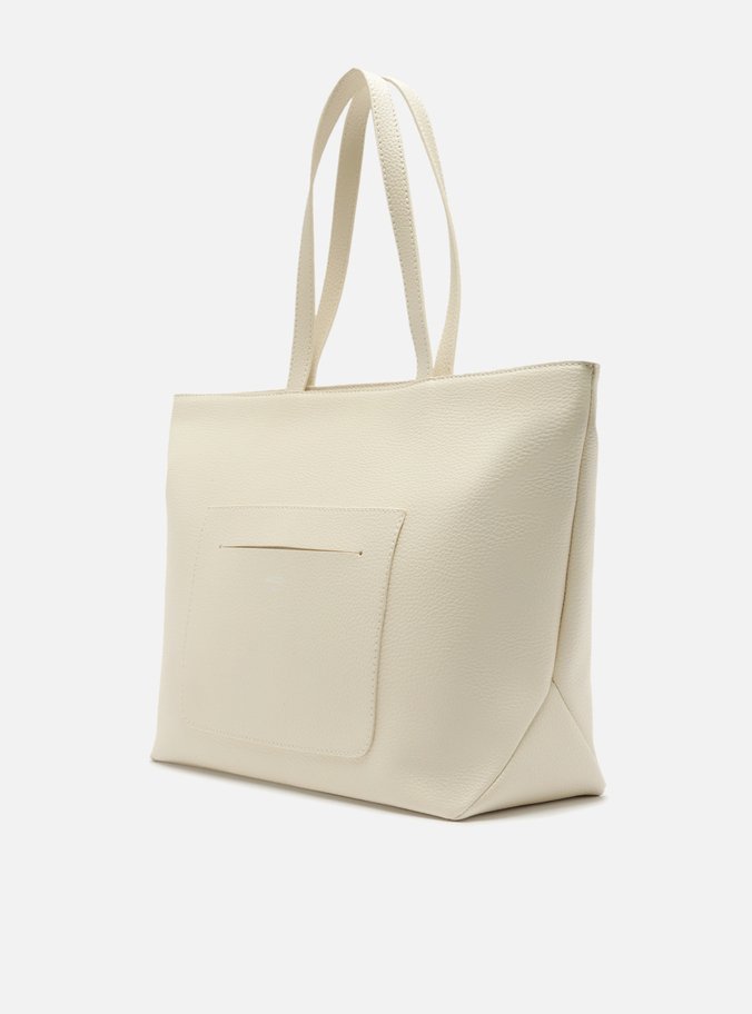 Bolsa Shopping Off-White Grande