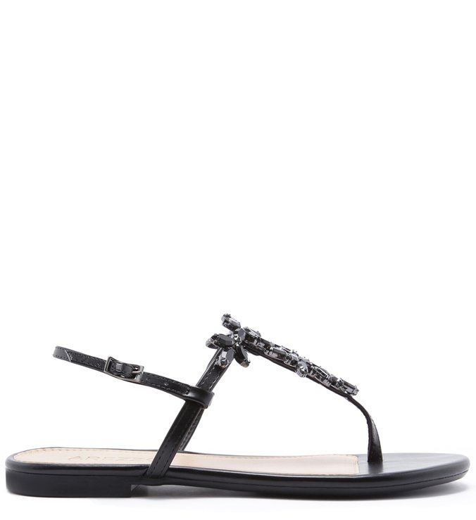 sandalia salto rasteiro arezzo