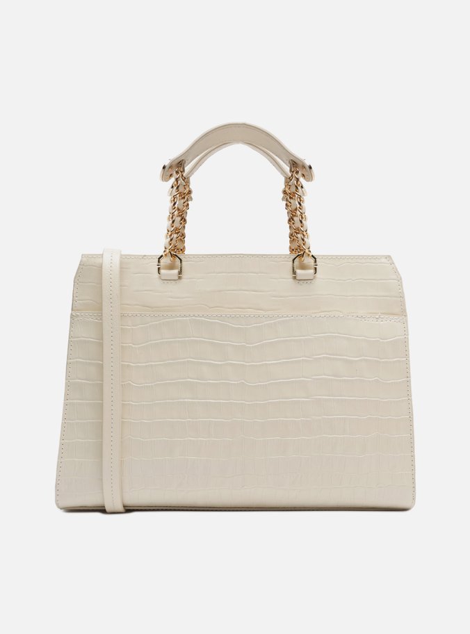 Bolsa Tote Off-White Couro Croco Kopen Grande