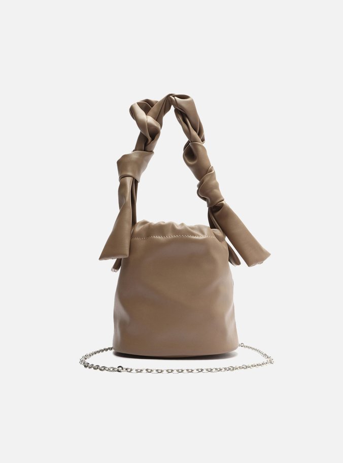 Bolsa Tiracolo Cinza Pequena