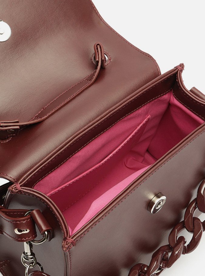 Bolsa Satchel Vermelha Iara Média