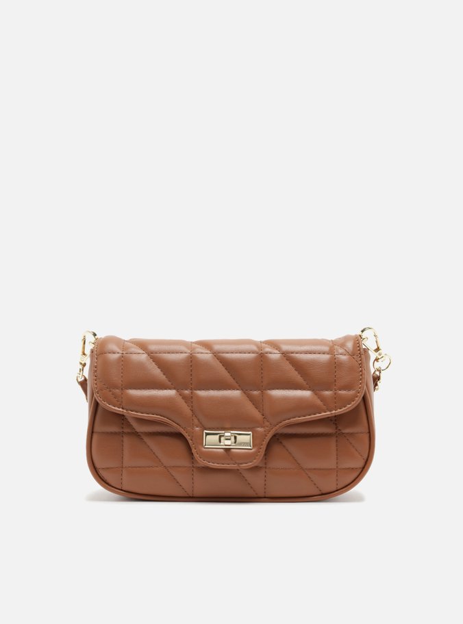 Bolsa Tiracolo Marrom Matelassê Média