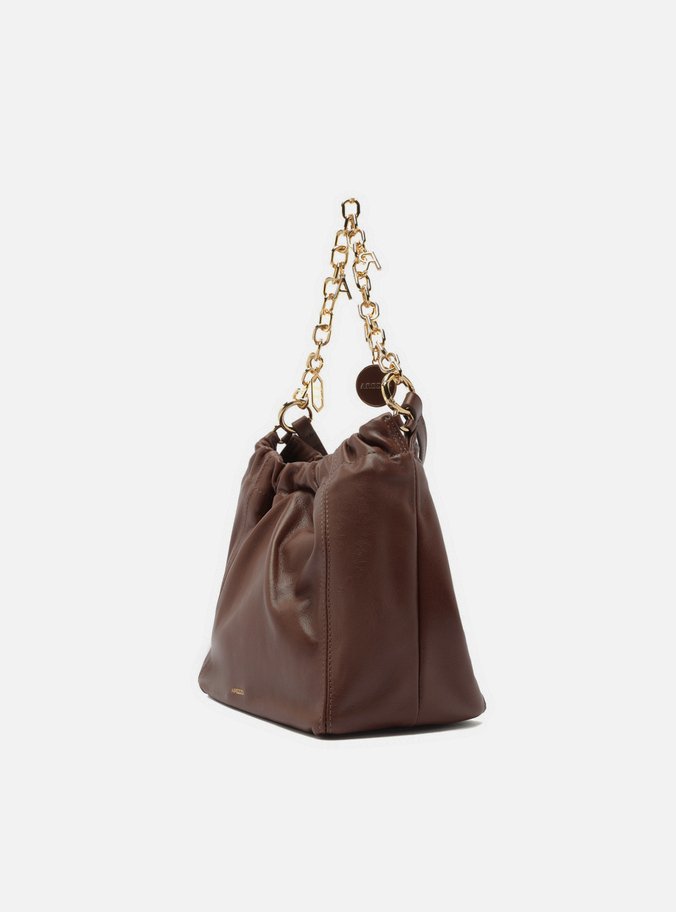 Bolsa Tiracolo Marrom Couro Olívia Pequena