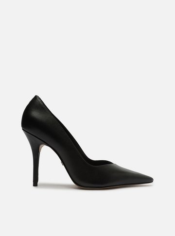 Scarpin Lil s Couro Salto Alto Fino Bico Fino Arezzo