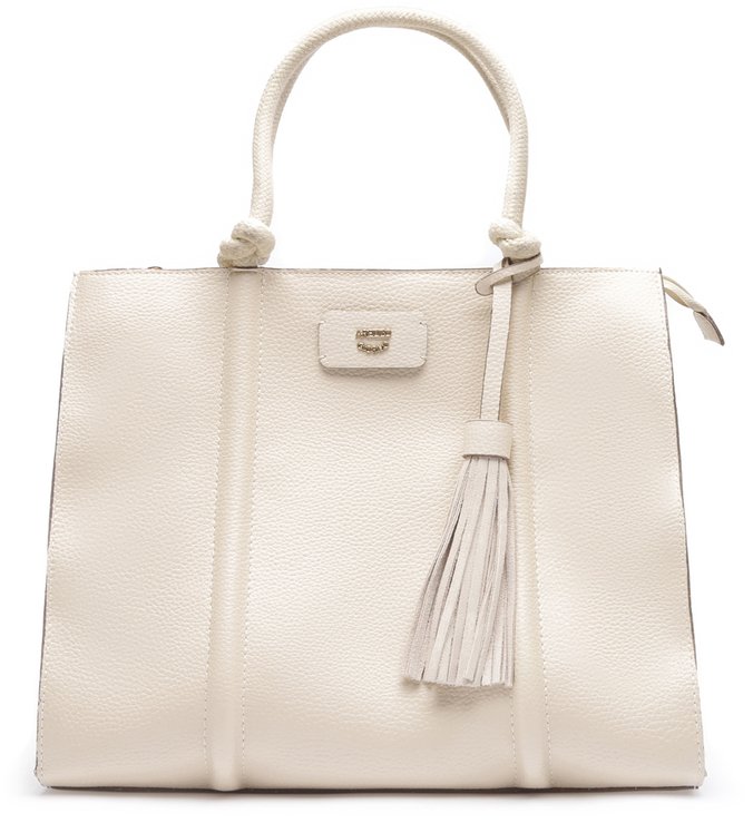 Bolsa Shopping Grande Carinna Off White