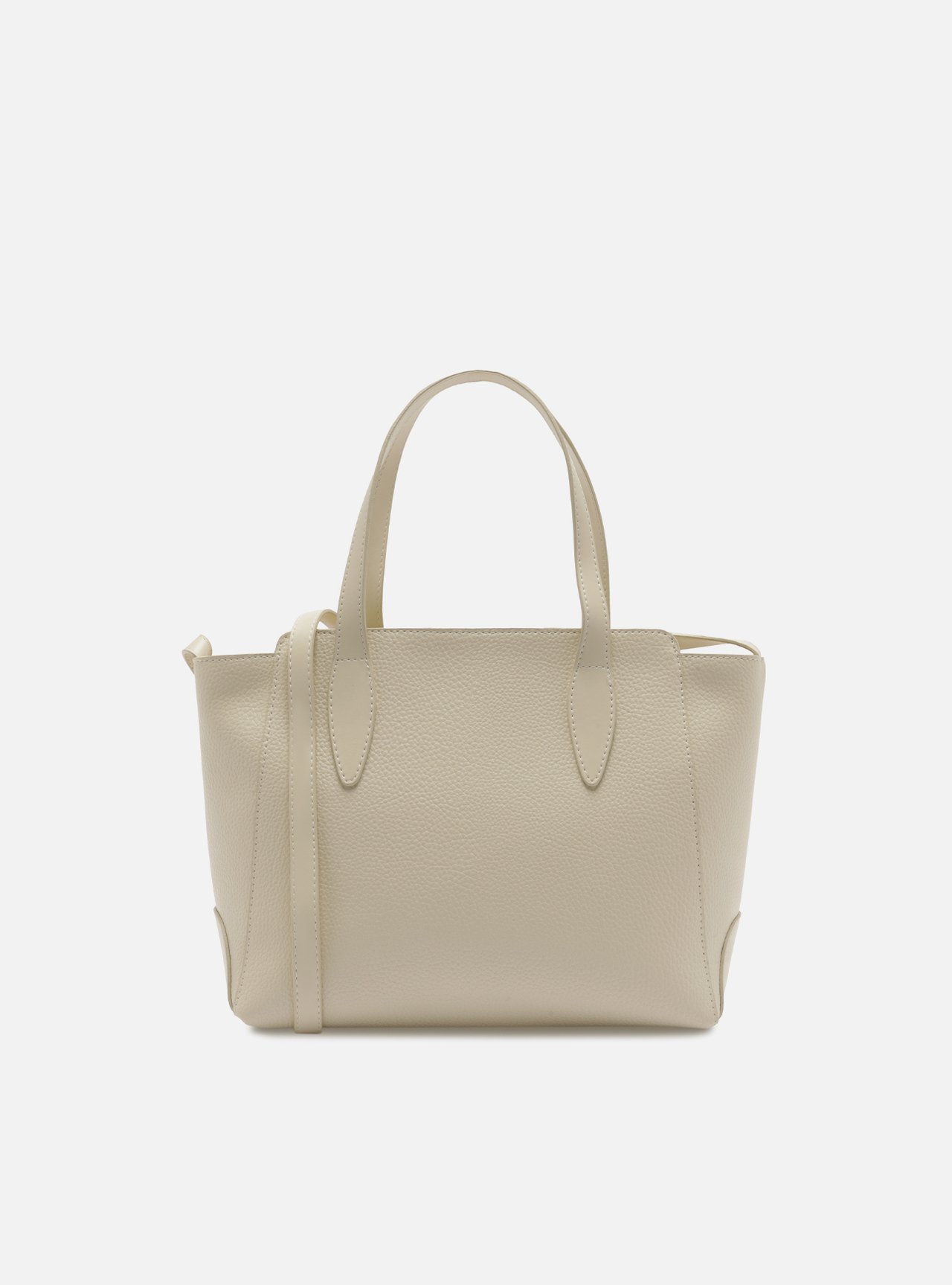 Bolsa Tote Branca Média Metais — foto 3