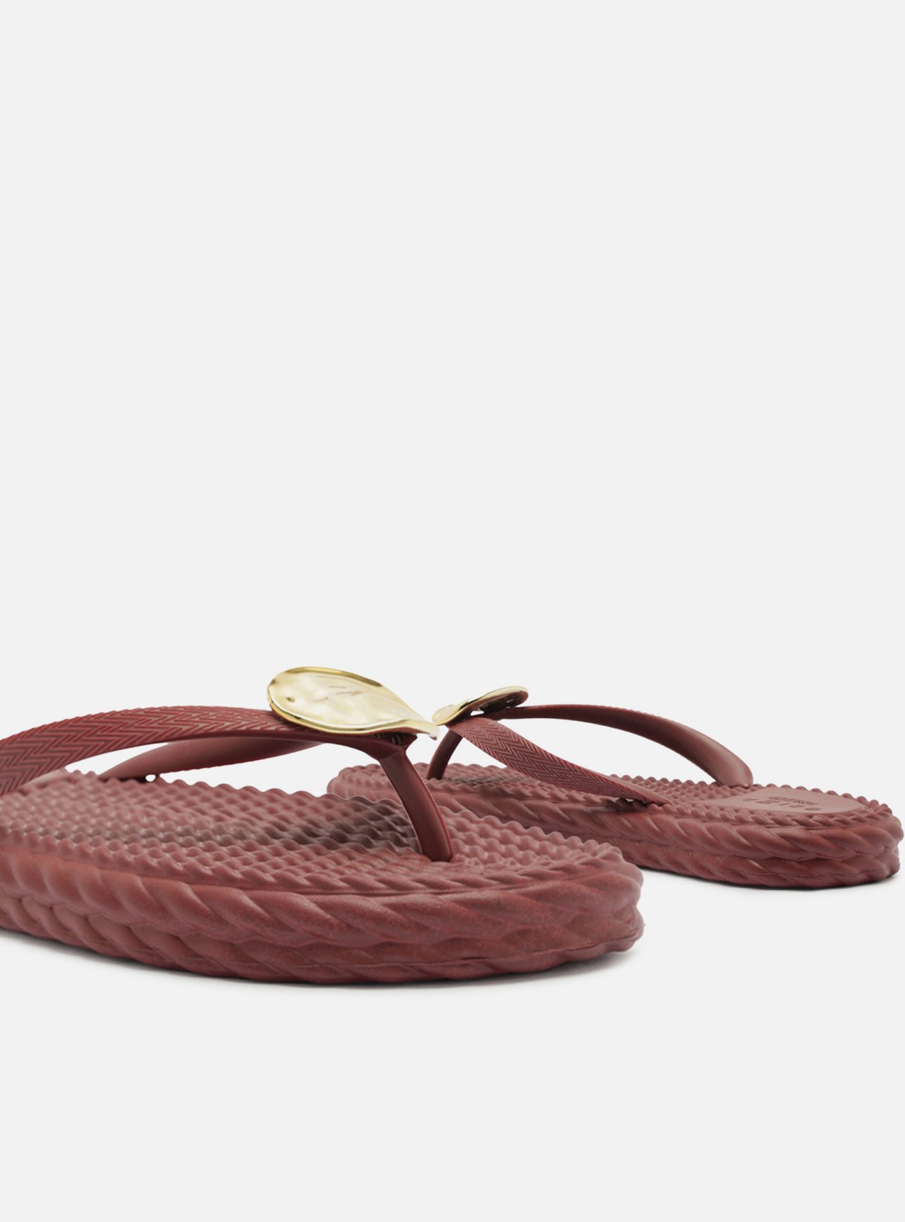 Chinelo de Dedo Vermelho Flatform Brizza — foto 4