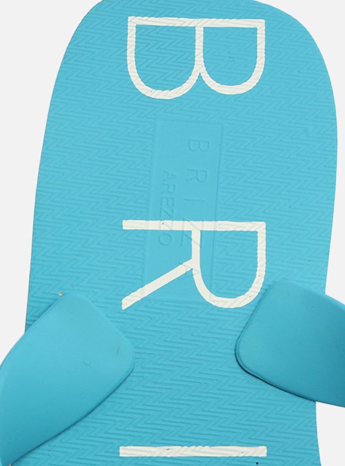 Chinelo de Dedo Azul Plataforma Bold Brizza