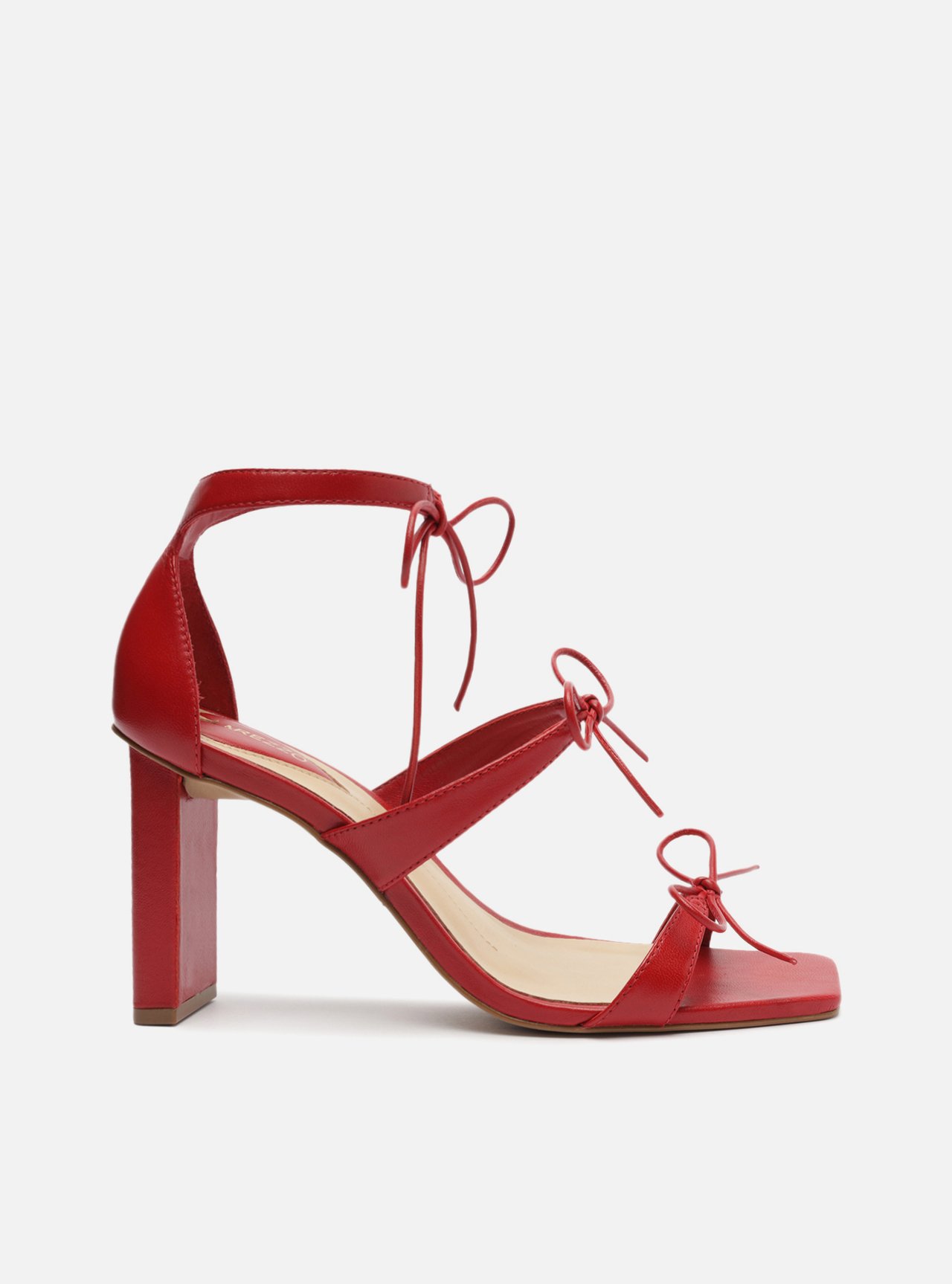 Sandalias vermelhas shop arezzo