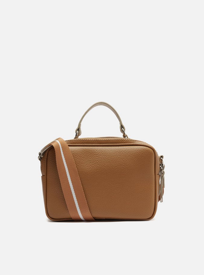 Bolsa Tiracolo Marrom Prione Média