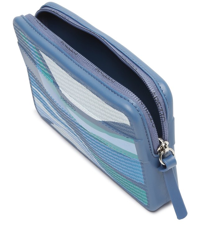 Pouch Azul Multicolorida Malu Brizza