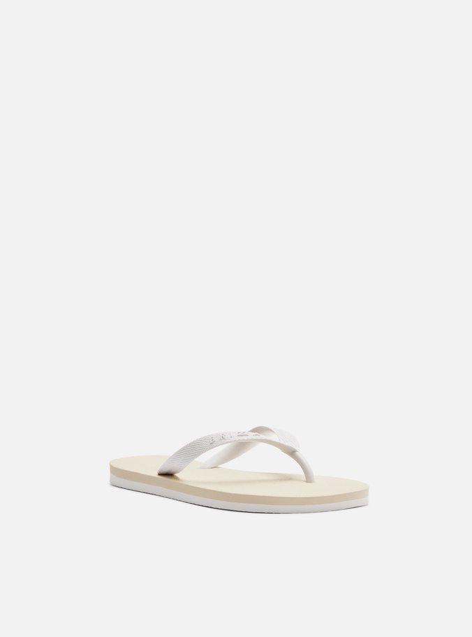 Chinelo de Dedo Branco Bicolor Roma Basics