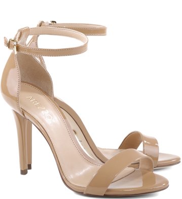 sandália nude arezzo