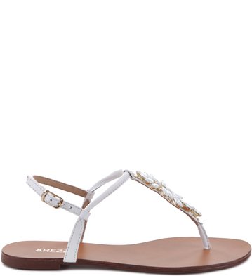 Rasteira Summer Chic Branca