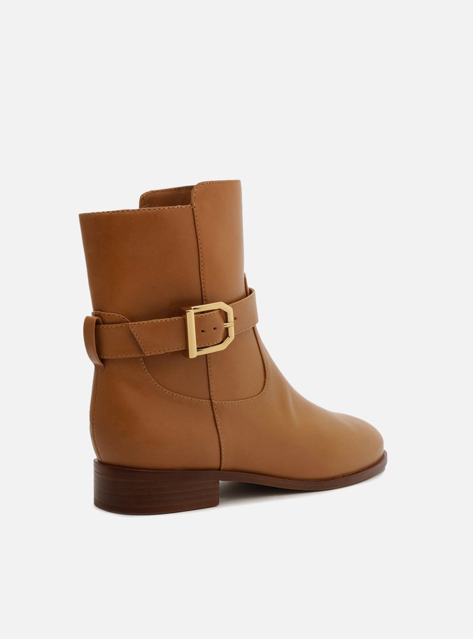 Bota Marrom Couro Cano Curto Savannah