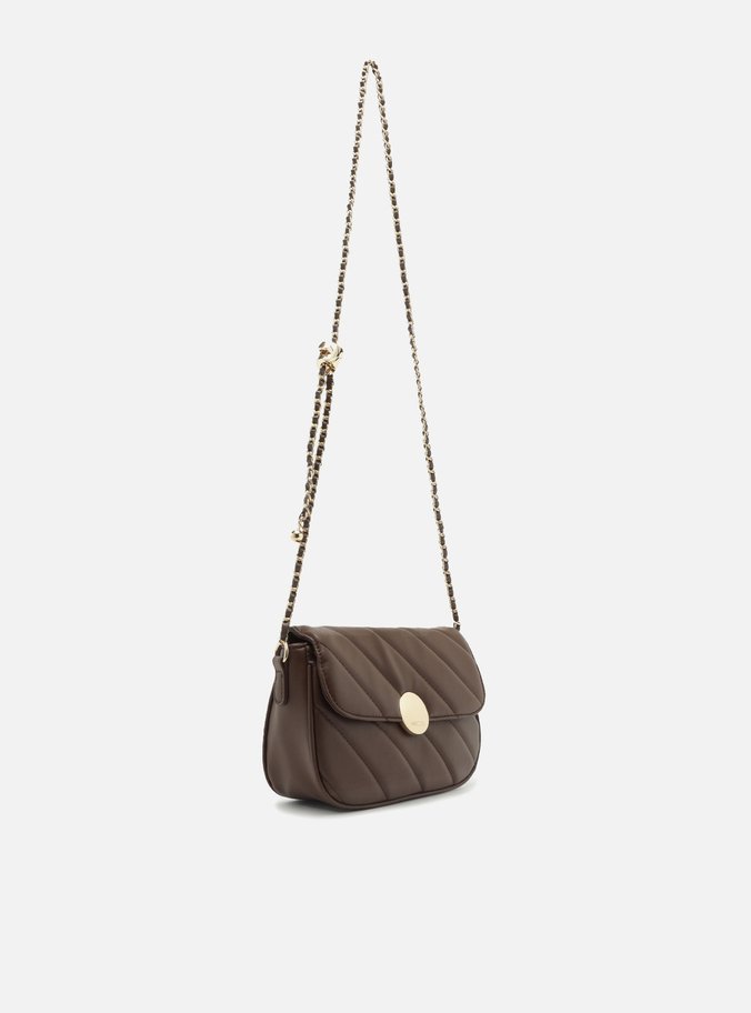 Bolsa Tiracolo Marrom Pequena Matelassê