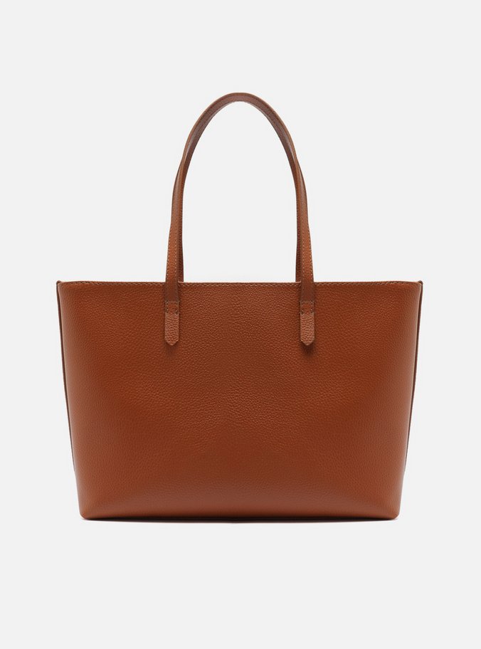 Bolsa Shopping Marrom Manu Grande