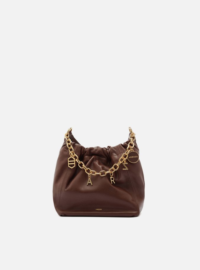 Bolsa Tiracolo Marrom Couro Olívia Pequena