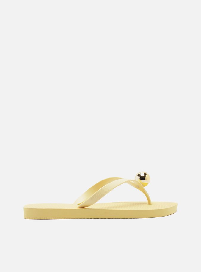 Chinelo De Dedo Amarelo Brizza