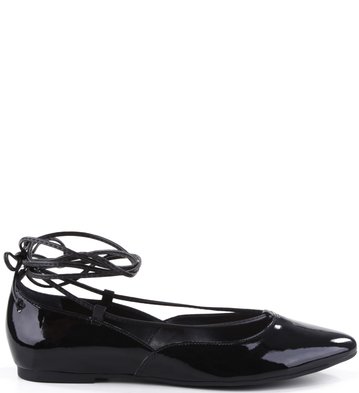 Sapatilha Lace-up Preta