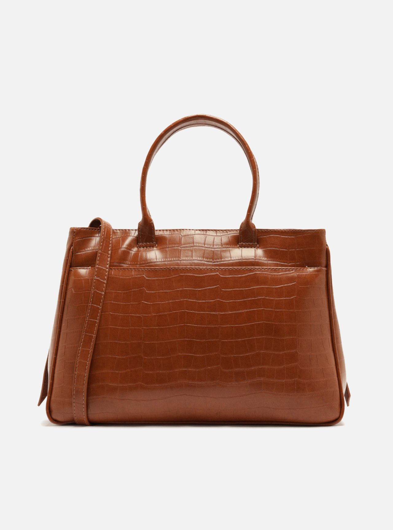 Bolsa Tote Marrom Grande — foto 3