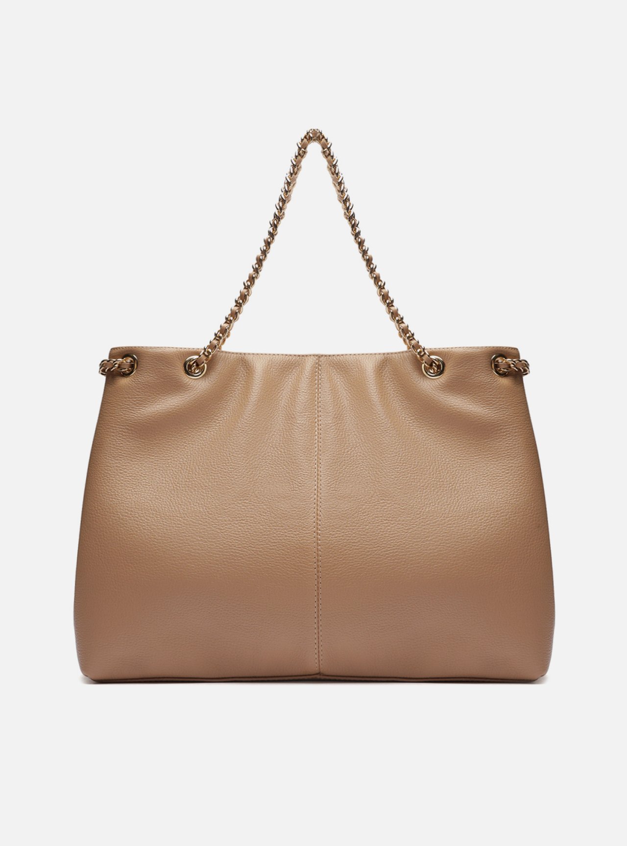 Bolsa Tote Nude Couro Matelassê Gab Grande — foto 3